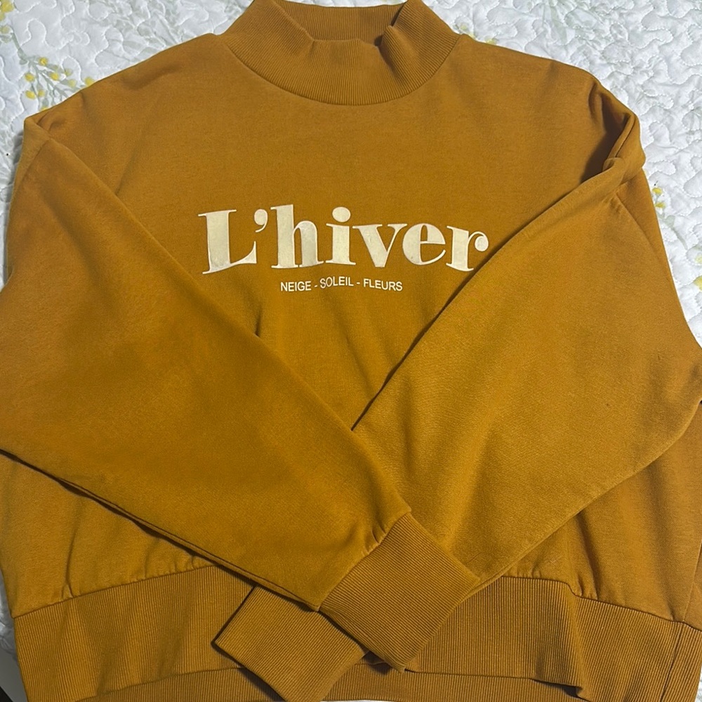 Cozy Yellow Oversized Sweater